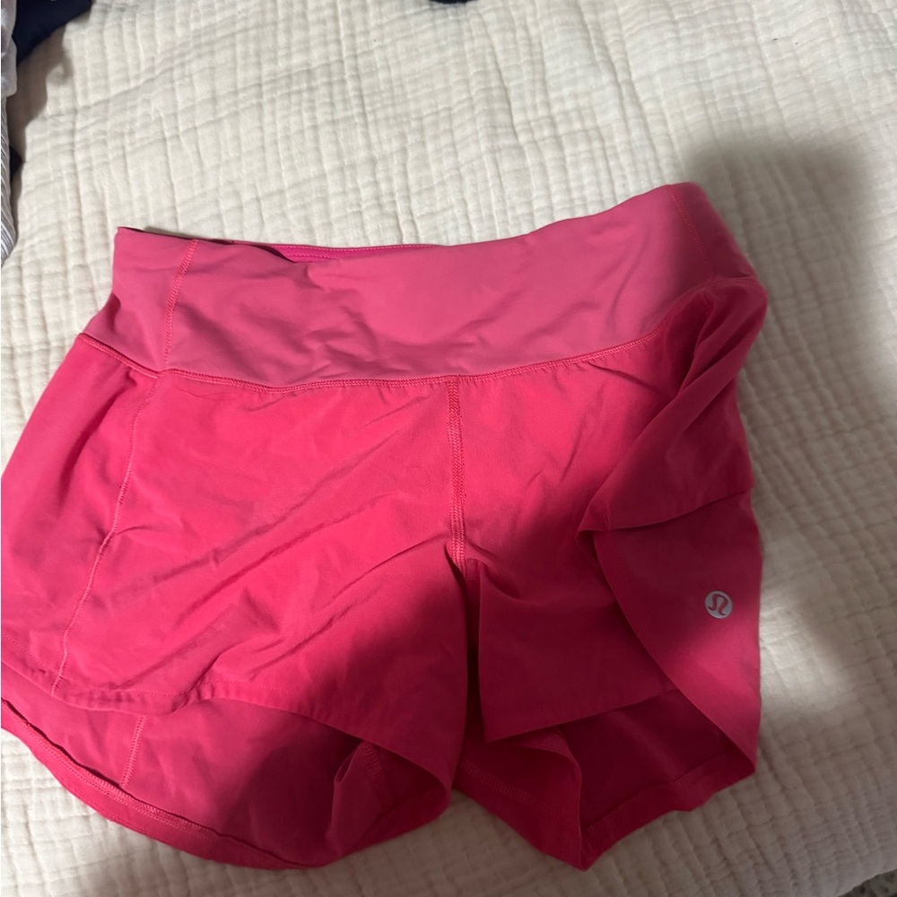 lululemon athletica Women's Vibrant Pink Athletic Shorts